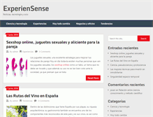 Tablet Screenshot of experiensense.com
